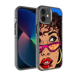 DailyObjects Cream & Pink Hey Good Looking iPhone 12 Stride 2.0 Case Cover-23
