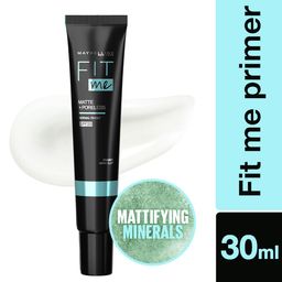 Maybelline Set of New York Fit me Primer Matte + Poreless + Liquid Foundation-123 image 4