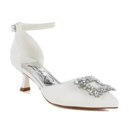 London Rag Women's White Ankle Strap Sandals-66
