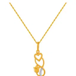 P.C. Chandra Jewellers 14 kt Gold Pendant without Chain-picture-10