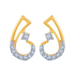 P.C. Chandra Jewellers 18 kt Gold & Diamond Earrings-picture-48