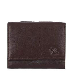 Kara Brown Solid Tri-Fold Wallet for Women-picture-23