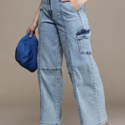 Moda Rapido Women Cargo Stretchable Jeans-image-41