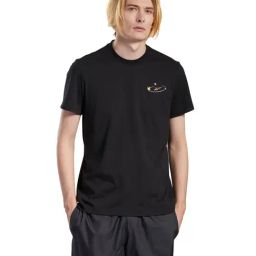 Reebok Classics Black Cotton Regular Fit Sports T-Shirt-image-65