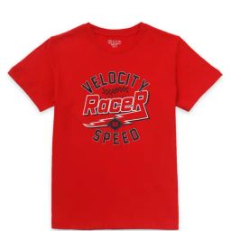Gini & Jony Kids Red Printed T-Shirt-image-87