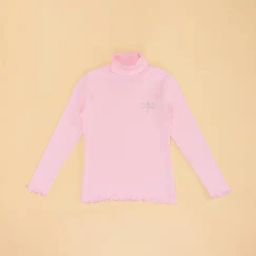 Pantaloons Junior Pink Sweatshirt-image-100