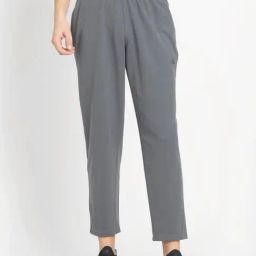 Adidas Grey Regular Fit Trackpants-image-61