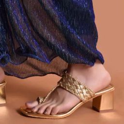 Sole House Women's Gold Toe Ring Sandals-21