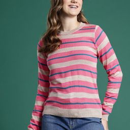 DressBerry Striped Pullover Sweaters-image-103