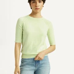Levi's Light Green Regular Fit Tops-picture-26