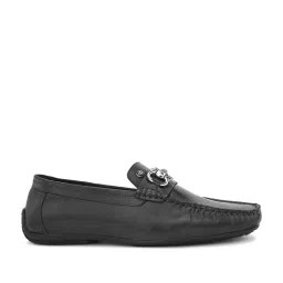 Pelle Albero Men's Navy Casual Loafers image 2