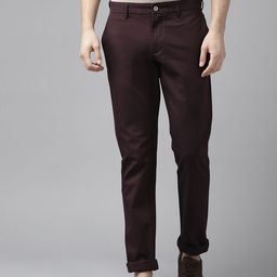 Blackberrys Men Textured Slim Fit Trousers-image-10