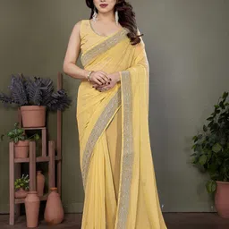 KALINI Embellished Embroidered Beads and Stone Festive Saree-image-5