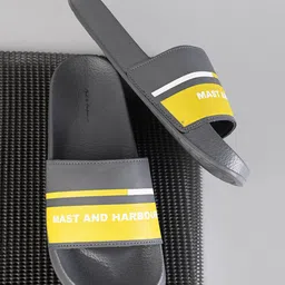 Mast & Harbour Men Colourblocked Regular Sliders Flip Flops-picture-55