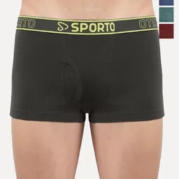 Sporto by Macho Men Pack Of 4 Mid Rise Trunk-picture-24