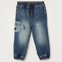 Juniors by Lifestyle Dark Blue Cotton Regular Fit Jeans-image-27