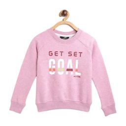 Alcis Kids Pink Cotton Printed Sweatshirt-image-84