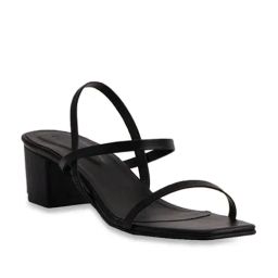 Eridani Women's Amaris Black Ankle Strap Sandals-image-71