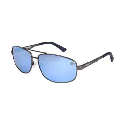 Timberland Grey Rectangular UV Protection Sunglasses for Men-picture-12