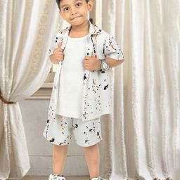 NEW GEN Boys Printed T-shirt and Shirt with Shorts-image-52