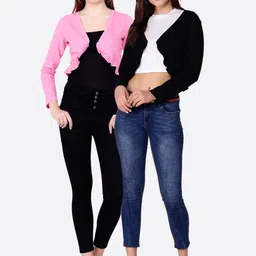 SCORPIOUS Women Pack of two Shrugs-image-49