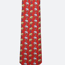 Tossido Men Red & Yellow Printed Slim Tie-picture-32