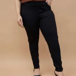 Nexus by Lifestyle Black Cotton Mid Rise Jeans-image-95