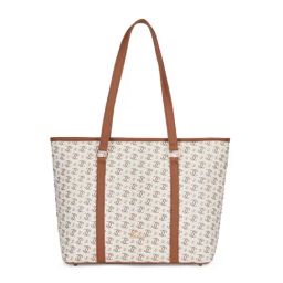 Lavie White Printed Large Tote Handbag-image-26
