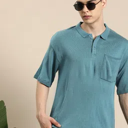 Mast & Harbour Polo Collar Acrylic Knit T-shirt-picture-9