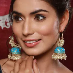 Aatmana Dome Shaped Jhumki Earrings image 2