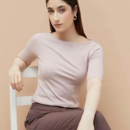 Code By Lifestyle Light Pink Regular Fit Top-picture-45