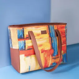 ZOUK Multicolor Printed Mother's Tote Bag image 2