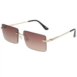 SCOTT Brown Rectangular UV Protection Unisex Sunglasses-image-33