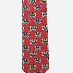 Tossido Men Red & Grey Printed Slim Tie-picture-9
