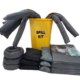TECHNOSPILL Universal Spill Kit with Wheel Trolley Bin 120 L-80