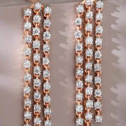GIVA Lab Grown Diamond 14k (585) Gold Earrings for Women-image-88