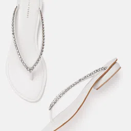 Lino Perros Women Embellished Open Toe Flats-46