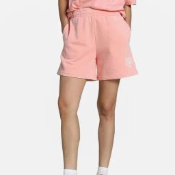 Puma Pink Regular Fit Shorts-image-62