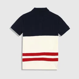 TOMMY HILFIGER Boys Multicolor Cotton Color Block Polo image 2