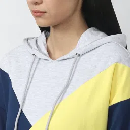 Van Heusen Multicolored Cotton Color-Block Pattern Sweatshirt image 5