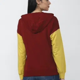 Van Heusen Multicolored Cotton Color-Block Pattern Sweatshirt image 2