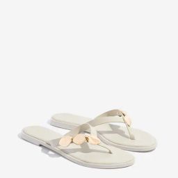 LUNA BLU by Westside Ivory Embellished Flip-Flop-picture-42