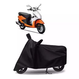Auto Pearl Bike Cover for Hero Pleasure (Black)-image-86