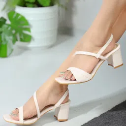 ICONICS Open Toe Block Heels image 1