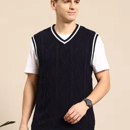 Mast & Harbour Contrast Trim Sweater Vest-picture-16