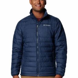 Columbia Collegiate Navy Regular Fit Quilted Sports Jacket-image-16