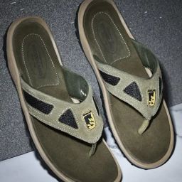 Woodland Men's Olive Thong Sandals-image-114