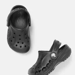Crocs Kids Solid Clogs with Backstrap-6