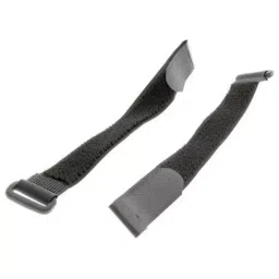 RS PRO Cable Tie, Hook and Loop, 310x20 mm, Black Nylon,, 1797182-39