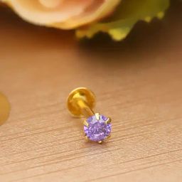 Malabar Gold and Diamonds 22k Gold Nosepin for Women-image-93